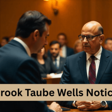 Brook Taube Wells Notice
