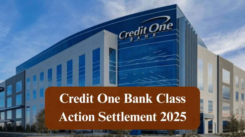 credit one bank class action settlement 2025 deadline, eligibility, and how to file a claim