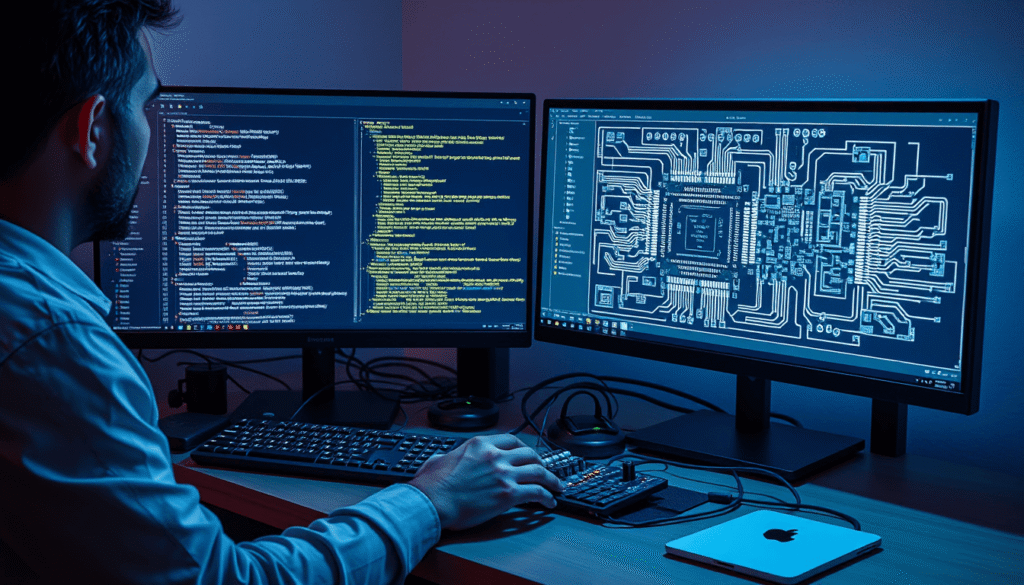 engineer coding embedded system using 35-ds3 chips3 code