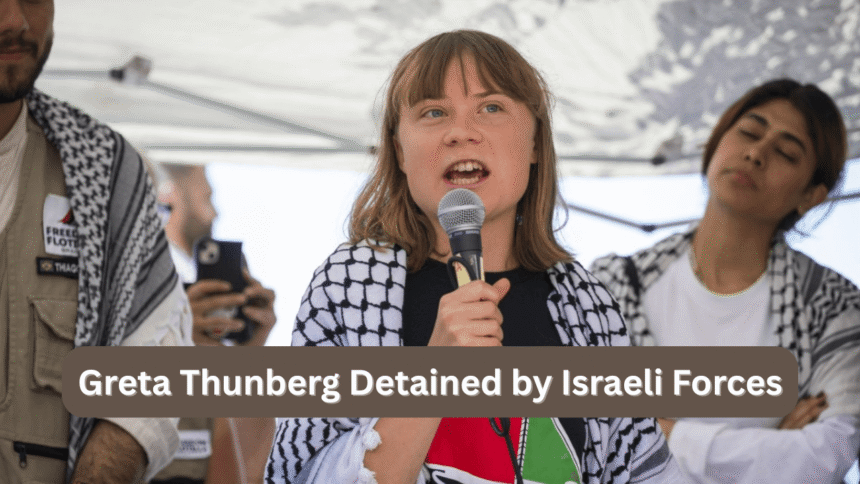 greta thunberg detained by israeli forces aboard gaza-bound aid vessel