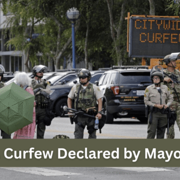 la curfew declared by mayor amid rising tensions and federal troop presence