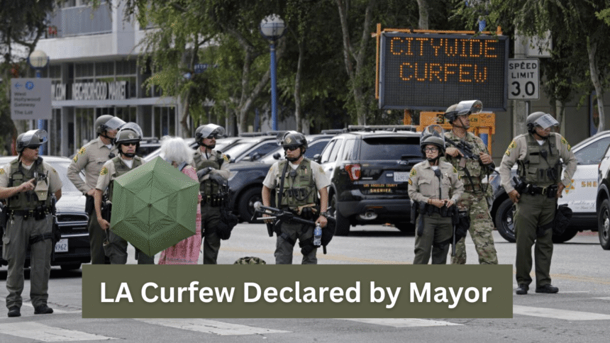 la curfew declared by mayor amid rising tensions and federal troop presence