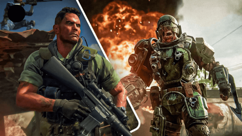 players battling ai enemies in call of duty black ops 7 mission