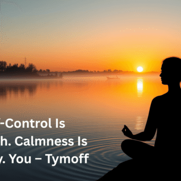 self-control is strength. calmness is mastery. you – tymoff