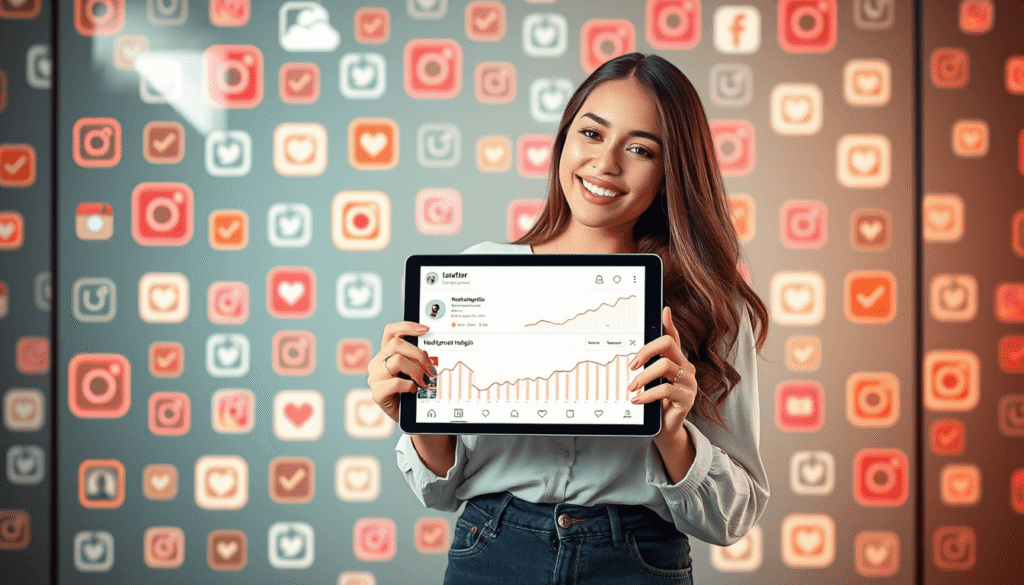 social media dashboard showing cookape analytics and engagement growth
