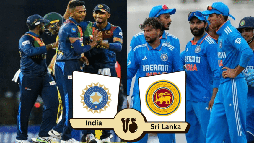sri lanka national cricket team vs india national cricket team timeline